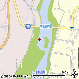 敷島橋周辺の地図