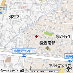 石川県金沢市泉が丘1丁目15-33周辺の地図