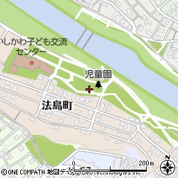 石川県金沢市法島町周辺の地図