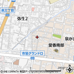 石川県金沢市泉が丘1丁目14-1周辺の地図