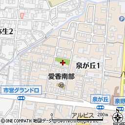 石川県金沢市泉が丘1丁目12周辺の地図
