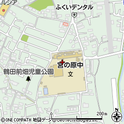 栃木県宇都宮市鶴田町336周辺の地図
