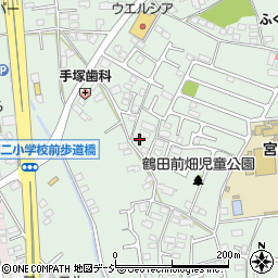 栃木県宇都宮市鶴田町173周辺の地図