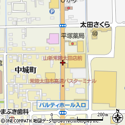 山新常陸太田店前周辺の地図