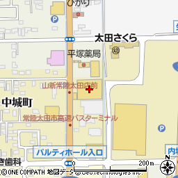 ホームセンター山新常陸太田店周辺の地図
