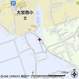 茨城県常陸大宮市石沢877周辺の地図