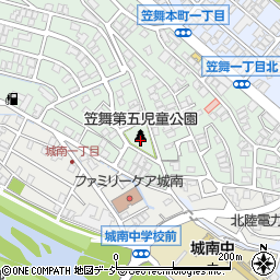 石川県金沢市笠舞本町1丁目11周辺の地図