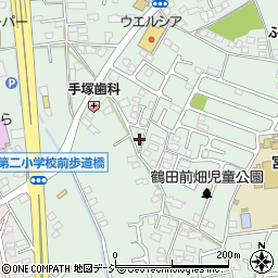 栃木県宇都宮市鶴田町174周辺の地図