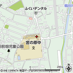 栃木県宇都宮市鶴田町261周辺の地図