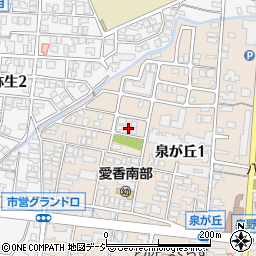 石川県金沢市泉が丘1丁目11-7周辺の地図