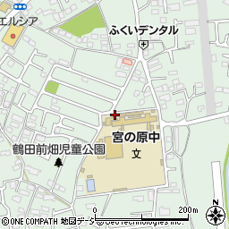栃木県宇都宮市鶴田町334周辺の地図