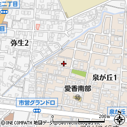 石川県金沢市泉が丘1丁目10-7周辺の地図