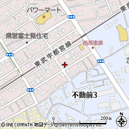 東邦銀行宇都宮寮周辺の地図