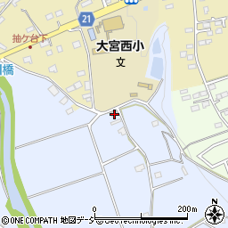茨城県常陸大宮市石沢869周辺の地図
