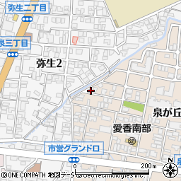 石川県金沢市泉が丘1丁目10-14周辺の地図
