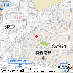 石川県金沢市泉が丘1丁目10-23周辺の地図