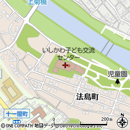 石川県庁　会館いしかわ子ども交流センター夜間専用周辺の地図