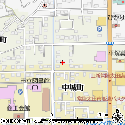 茨城県常陸太田市栄町3343-1周辺の地図