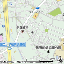 栃木県宇都宮市鶴田町184周辺の地図