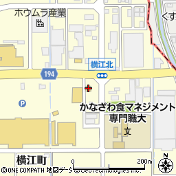 デイリーヤマザキ白山横江町店周辺の地図