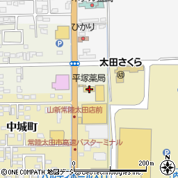 茨城県常陸太田市栄町3005周辺の地図