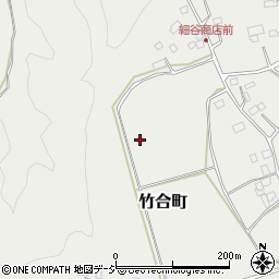 茨城県常陸太田市竹合町周辺の地図