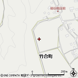 茨城県常陸太田市竹合町周辺の地図