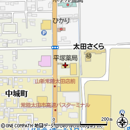 平塚薬品株式会社　東バイパス店周辺の地図