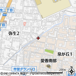 石川県金沢市泉が丘1丁目9周辺の地図