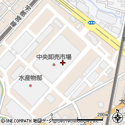 大和フーズ株式会社　中央市場店一般食品部周辺の地図