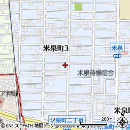 公文式米泉教室周辺の地図