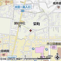 茨城県常陸太田市栄町2507周辺の地図