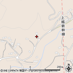 群馬県渋川市小野子878-3周辺の地図