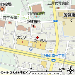 栃木県芳賀郡芳賀町祖母井南1丁目8-5周辺の地図