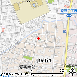 石川県金沢市泉が丘1丁目7-10周辺の地図