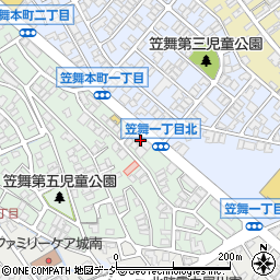 ワイズ・はり・きゅう院　笠舞店周辺の地図