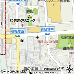 ほっかほっか亭　御経塚店周辺の地図