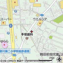 栃木県宇都宮市鶴田町189周辺の地図