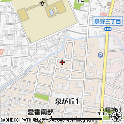 石川県金沢市泉が丘1丁目7-39周辺の地図