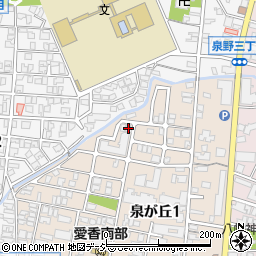 石川県金沢市泉が丘1丁目7-13周辺の地図