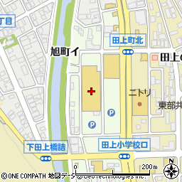 ＤＣＭ金沢田上店周辺の地図