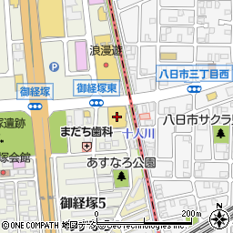 ゲオ金沢御経塚店周辺の地図