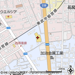 ネッツトヨタ栃木宇都宮中央店周辺の地図