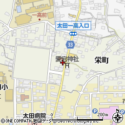 茨城県常陸太田市栄町129-3周辺の地図