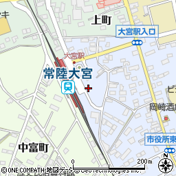 茨城県常陸大宮市南町1071-6周辺の地図