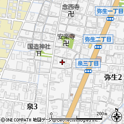 石川県金沢市泉2丁目8周辺の地図