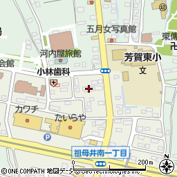 栃木県芳賀郡芳賀町祖母井南1丁目10-11周辺の地図