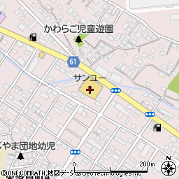 サンユーストアー東多賀店周辺の地図