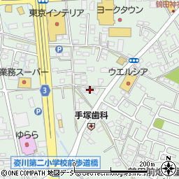 栃木県宇都宮市鶴田町1450周辺の地図