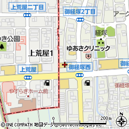 ＡＯＫＩ御経塚店周辺の地図